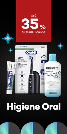 produtos higiene oral com destaque promocional de at&eacute; 35% sobre pre&ccedil;o de Venda ao P&uacute;blico Recomendado